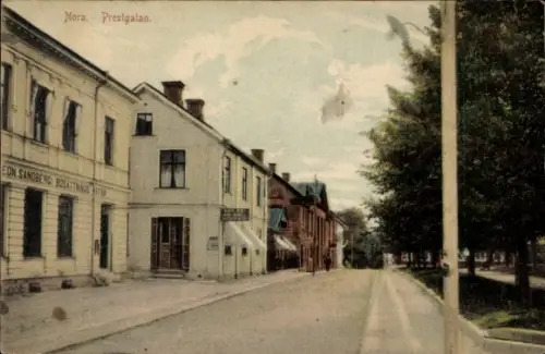 Ak Nora in Schweden, Prestgatan, Straßenpartie