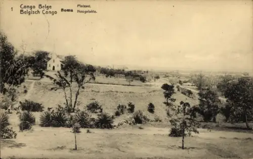 Ganzsachen Ak Boma DR Kongo Zaire, Plateau, Hoogviakte