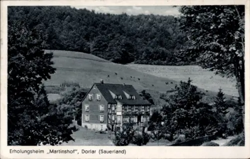 Ak Dorlar Schmallenberg im Sauerland, Erholungsheim Martinshof