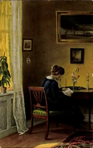 Künstler Ak Hilsoe, H., Ein sonniger Winkel