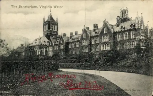 Ak Virginia Water Surrey England, Sanatorium