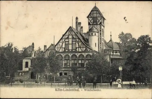 Ak Lindenthal Köln am Rhein, Waldschenke