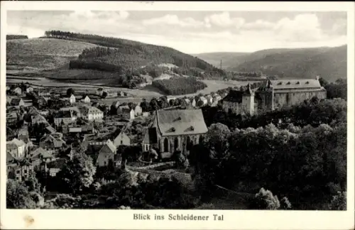 Ak Mechernich in der Eifel, Hotel Schleidener Hof, Ort im Schleidener Tal