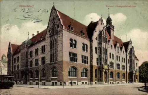 Ak Düsseldorf am Rhein,  Kaiserl. Oberpostdirektion
