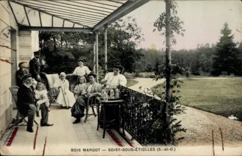 CPA Soisy sous Étiolles Soisy-sur-Seine Essonne, Bois Margot