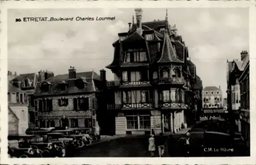 Ak Étretat Seine Maritime,  von  Boulevard Charles Lourmel, C.M. Le Havre