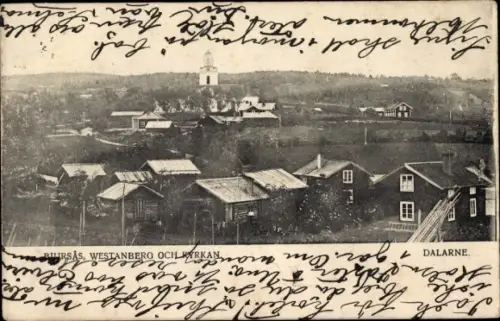 Ak Bjursås Dalarna Schweden, Westenberg och Kyrkan