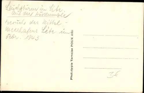 Ak Sète Cette Hérault, Le Phare