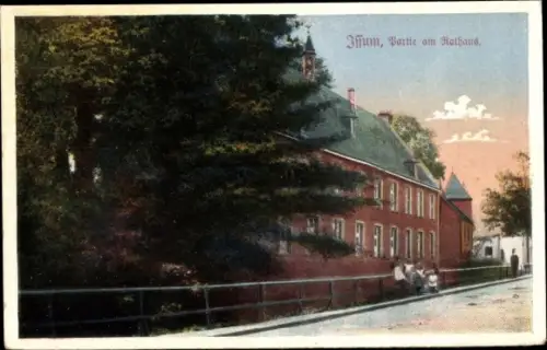 Ak Issum am Niederrhein, Partie am Rathaus