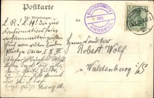 Ak Ohrdruf in Thüringen, Scherershütte, Kühe