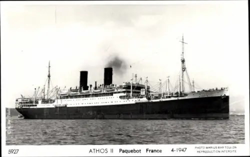 Ak Dampfer Athos II, Messageries Maritimes