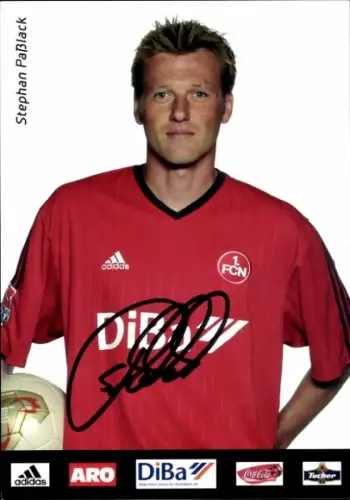 Autogrammkarte Fußballer Stephan Paßlack, 1. FC Nürnberg, Autogramm