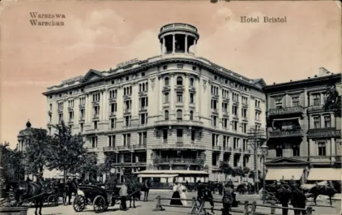 Ak Warszawa Warschau Polen, Hotel Bristol
