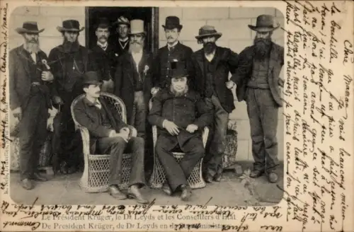 Ak Südafrika, Präsident Kruger, Dr. Leyds, Staatsräte