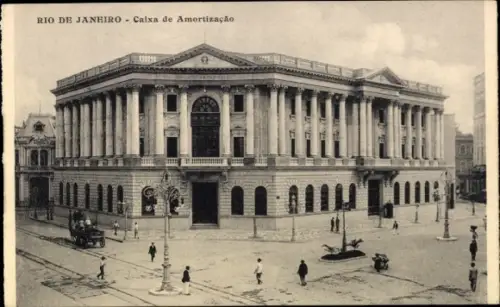 Ak Rio de Janeiro Brasilien, RIO DE JANEIRO, Caixa de Amortização,  Architektur