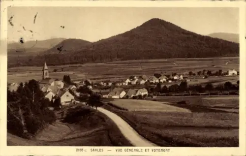 Ak Saales Saal Elsass Bas Rhin, Gesamtansicht, Voyemont
