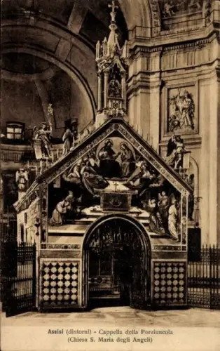 Ak Assisi Umbria, Cappella della Porziuncola, Chiesa S. Maria degli Angeli, Assisi