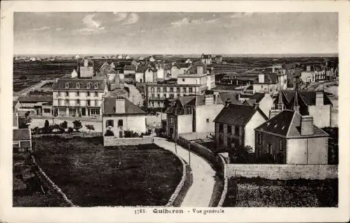 Ak Quiberon Morbihan,  allgemeine Ansicht, Häuser, Landschaft, 1788