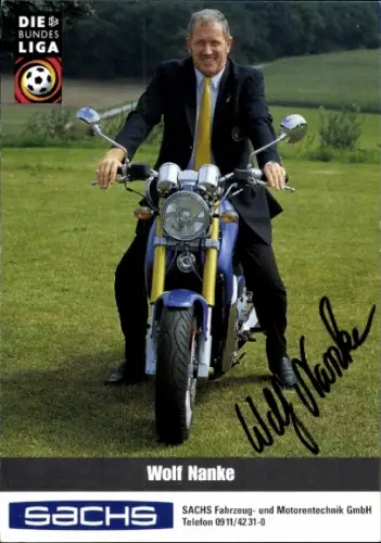 Autogrammkarte Mannschaftsverantwortlicher Wolf Nanke, SpVgg Greuther Fürth, Autogramm