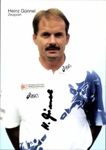 Autogrammkarte Zeugwart Heinz Günnel, VfB Leipzig, Autogramm