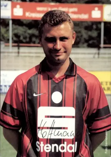 Autogrammkarte Fußballer Markus Hoffmann, 1. FC Lok Stendal, Autogramm