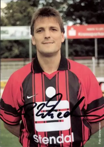 Autogrammkarte Fußballer Rainer Kiedemann, 1. FC Lok Stendal, Autogramm