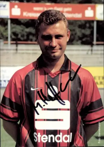 Autogrammkarte Fußballer Marcus Hoffmann, 1. FC Lok Stendal, Autogramm