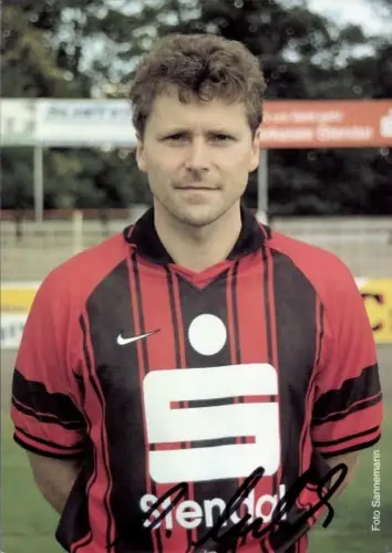 Autogrammkarte Fußballer Detlef Suchanek, 1. FC Lok Stendal, Autogramm