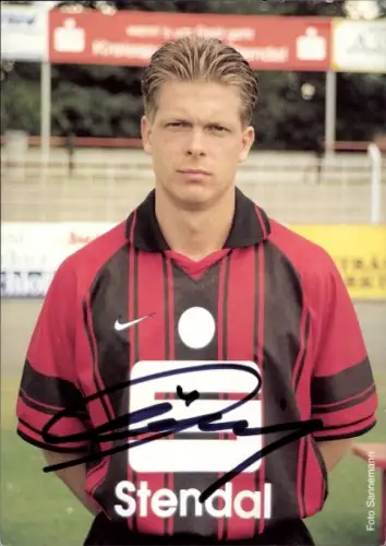 Autogrammkarte Fußballer Thomas Lässig, 1. FC Lok Stendal, Autogramm
