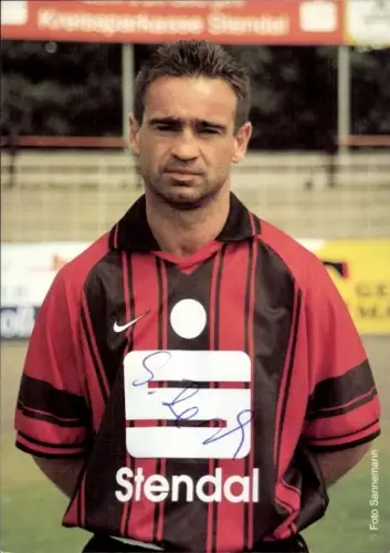 Autogrammkarte Fußballer Sylvio Demuth, 1. FC Lok Stendal, Autogramm