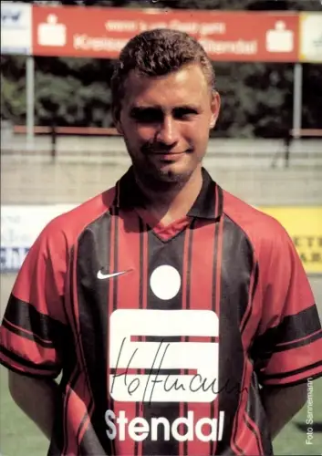 Autogrammkarte Fußballer Markus Hoffmann, 1. FC Lok Stendal, Autogramm