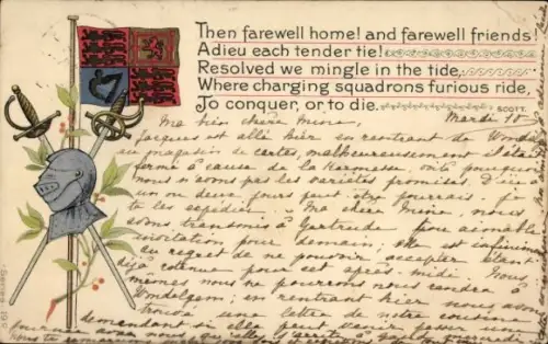 Wappen PC Then farewell home, and farewell friends...