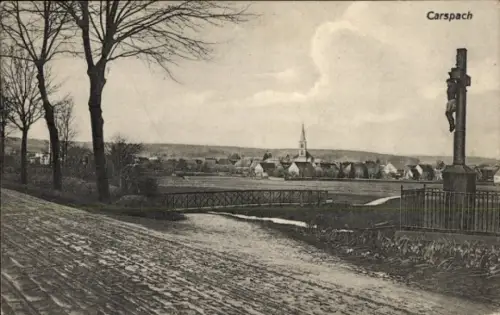 Ak Carspach Karspach Elsass Haut Rhin, Gesamtansicht