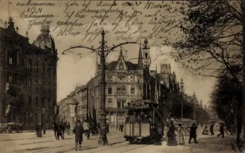 Ak Köln am Rhein, Hohenzollernring