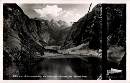 Ak Schönau am Königssee Oberbayern, Saletalpe, Salletalpe, Obersee