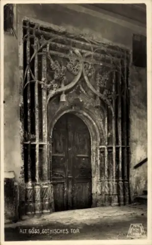Ak Göss Leoben Steiermark, Gotisches Tor