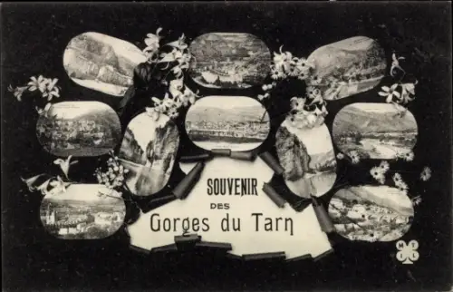 Ak Sainte Enimie Lozère, Gorges du Tarn, Miniaturansichten