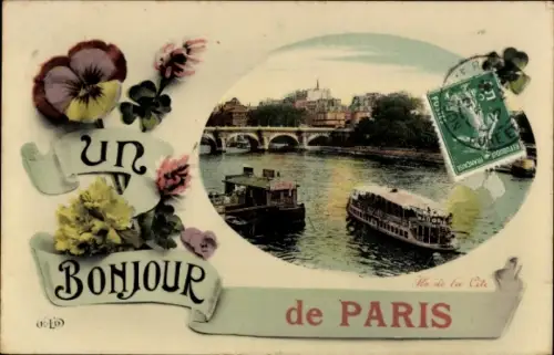 Passepartout Ak Paris, Brücke