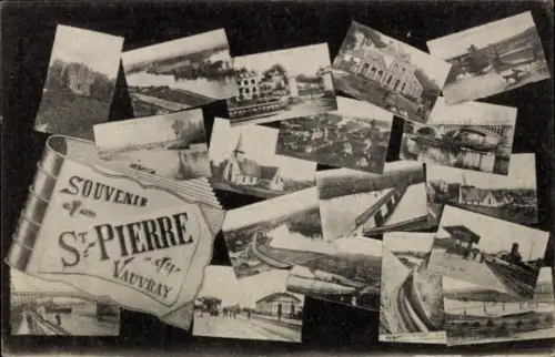 Ak Saint Pierre du Vauvray Eure, Ortsansichten