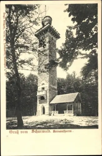 Ak Fellbach in Württemberg, Kernenturm, Schurwald