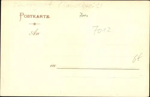 Ak Fellbach in Württemberg, Kernenturm, Schurwald