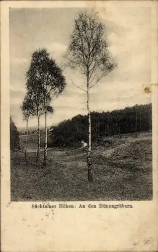 Ak Süchteln Viersen in Nordrhein Westfalen, Süchtelner Höhen, an den Hünengräbern