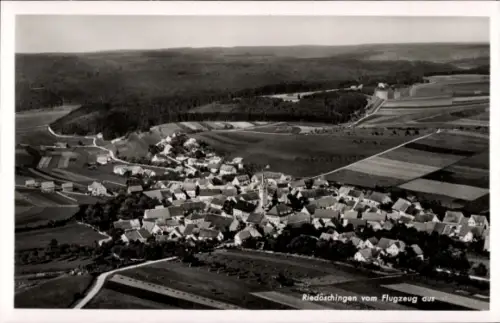 Ak Riedöschingen Blumberg am Schwarzwald, Luftbild