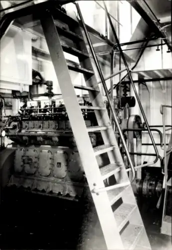 Foto Schiff, Dampfer, Maschinenraum