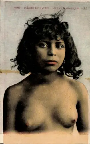 Ak Jeune Mauresque, Portrait, Maghreb