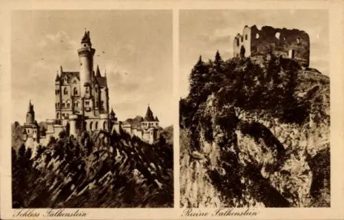 Ak Falkenstein in der Oberpfalz, Schloss und Ruine