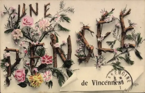 Ak Vincennes Val de Marne, Blumen