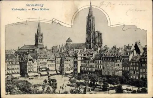 Ak Strasbourg Straßburg Elsass Bas Rhin, Kleberplatz