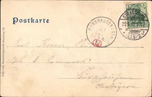 Ak Strasbourg Straßburg Elsass Bas Rhin, Kleberplatz