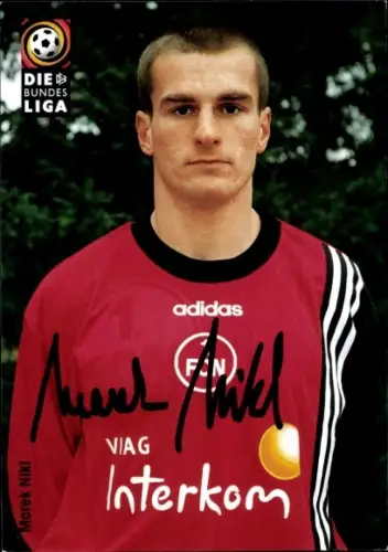 Autogrammkarte Fußballer Marek Nikl, 1. FC Nürnberg, Autogramm